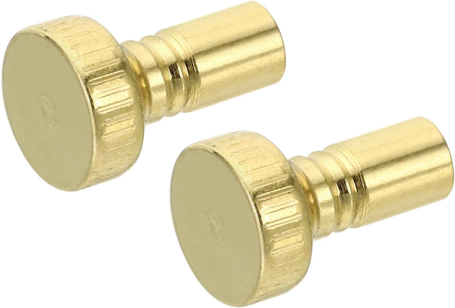 sourcing map Lamp Switch Knob Replacement Gold Tone Metal On/Off Light Lamp Standard Size Replacement for Light and Fan Fixtures Pack of 2