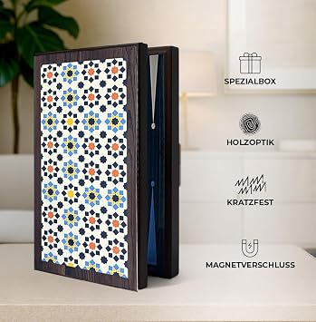 Biggdesign Tavla, Çizilmez Zeminli, Mıknatıslı MDF Kasa, 2 Kat Vernik Cilalı (Star)