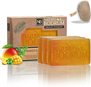 Barra de jabón orgánica de mango y cilantro p...