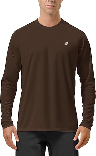 Vista 18 de Roadbox Camisas de Protección Solar UV UPF 50+ para Hombres Manga Larga SPF Rash Guard para Pesca Senderismo Natación Correr