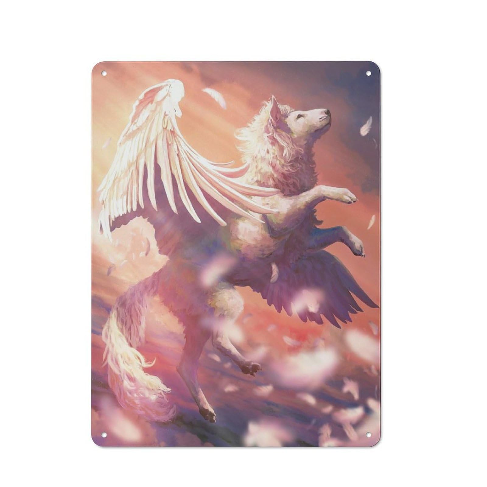 Junmoney Aralez Tin Wall Plaque 40X30cm With For Man Cave Or Games Room, A New Home Present For Leisure-Room Decor Enthusiasts