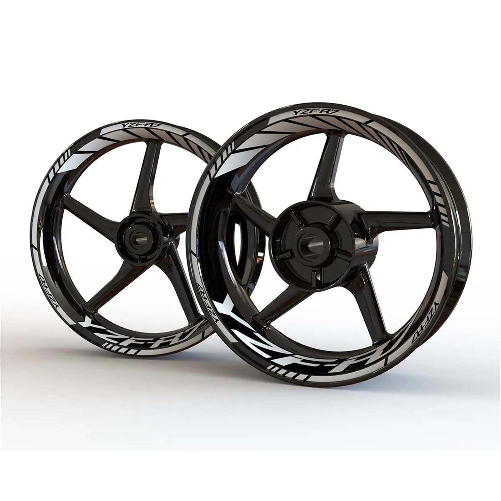 Accessoires D'autocollant De Roue Réfléchissant Moto YZF R7