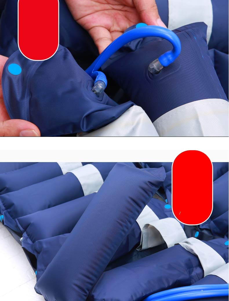 GHzzY Sistema de colchón y Bomba de presión alterna - Almohadilla Inflable de Aire para decúbito y úlceras - Colchón de presión Anti escaras