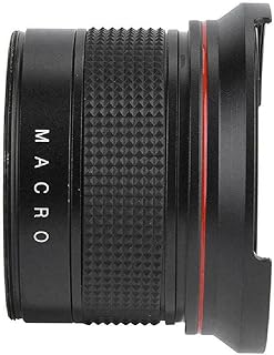Full AF 2-in-1 58MM 0.35X Detachable Macro Fisheye Lens Multi-Coated Wide Angle Replacement for Canon SLR DSLR Camera Accessory Part