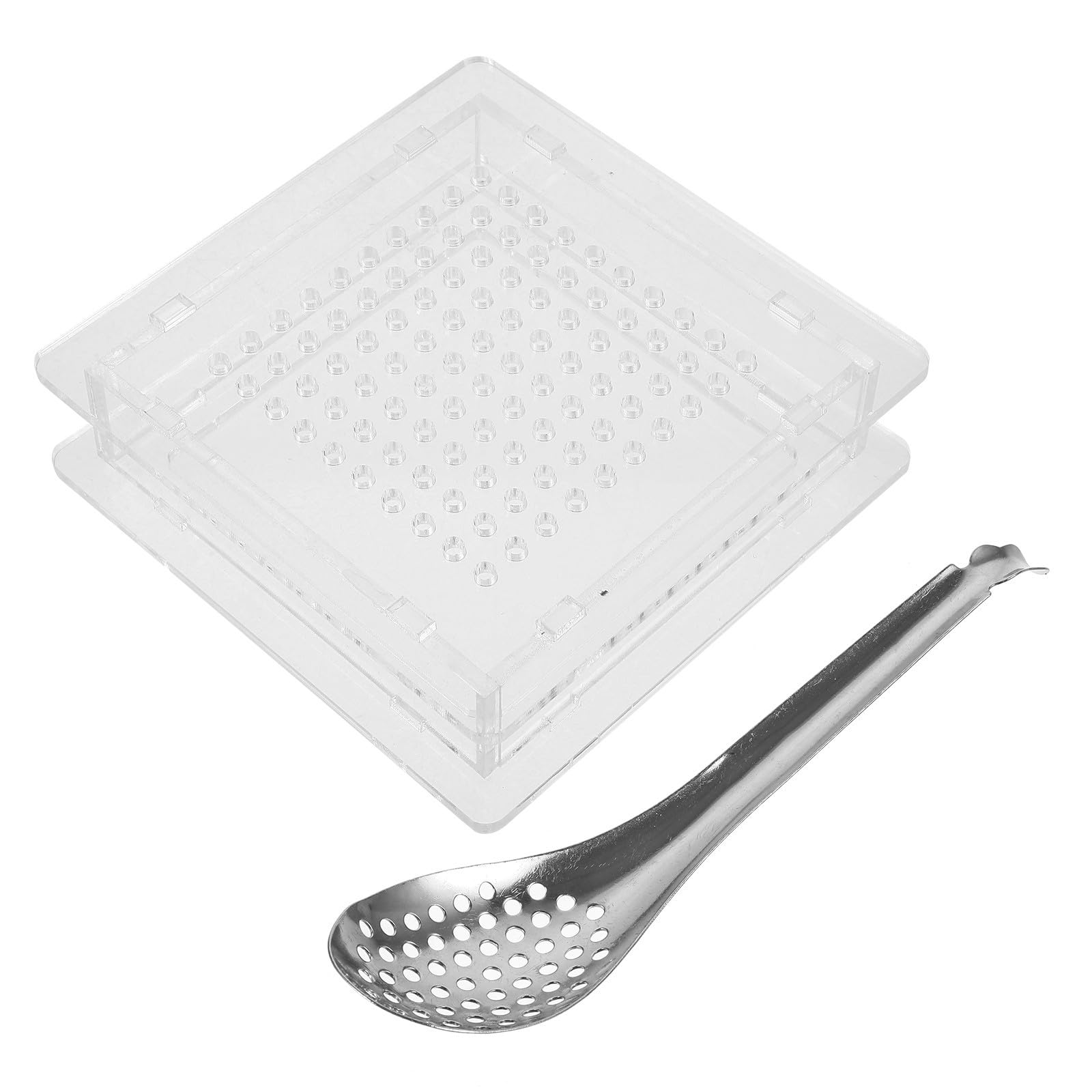 Kit culinario molecular de acero con fabricador de caviar para cenas en casa