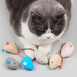 5Pcs Interactive Blue Catnip Toy Mouse Balls for Cats, Lightweight Teaser Pet Teething Toys, Pet Supplies - Image 3