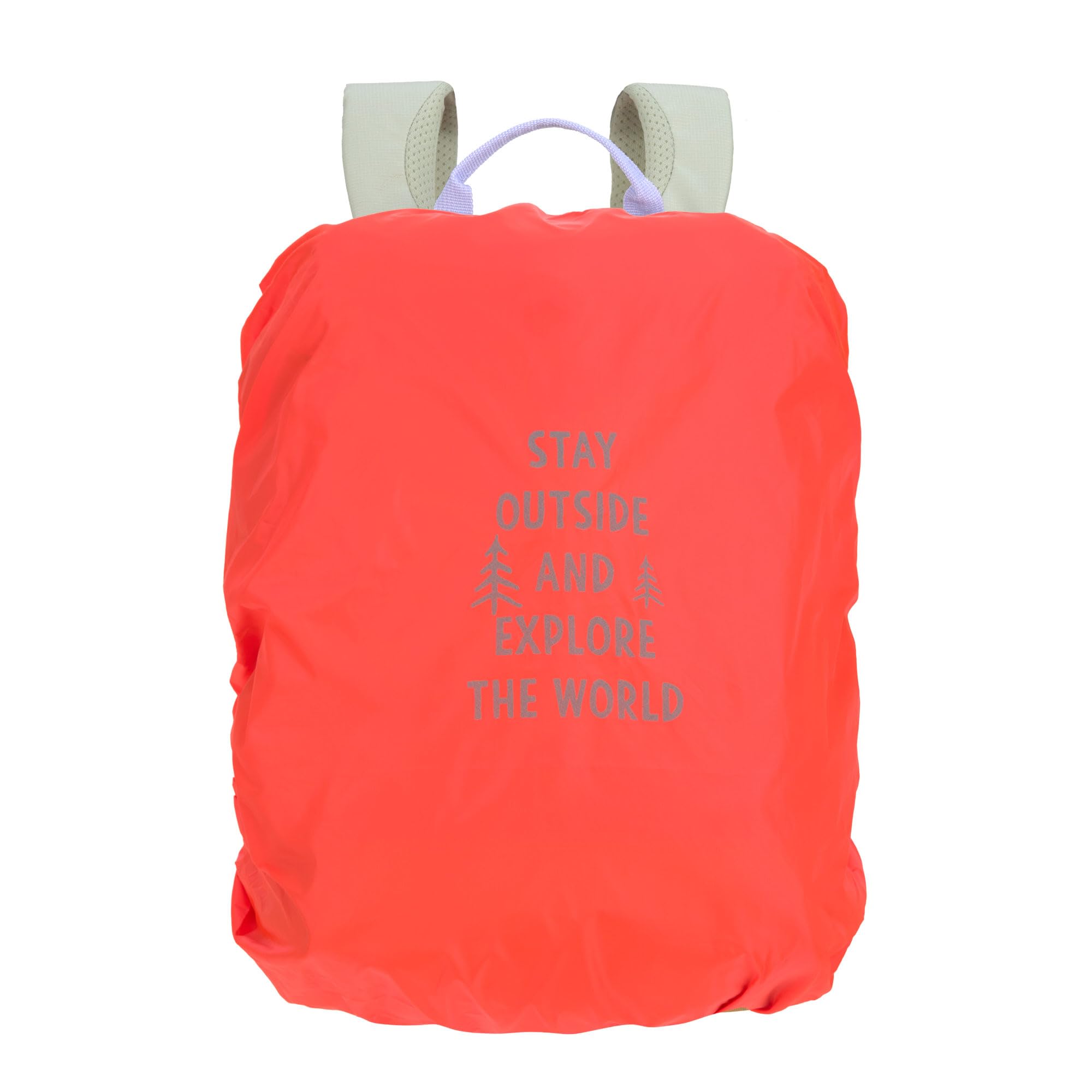 LÄSSIG Kinder Wanderrucksack Kinderrucksack mit Brustgurt gepolsterte Schultergurte wasserabweisend, 14 Liter/Big Outdoor Backpack Sunny Explorer Rose/pink