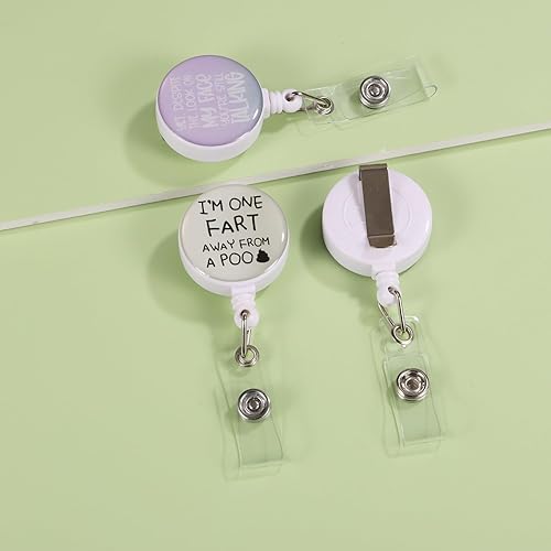 Vista 74 de 15 carretes retráctiles para insignias, soporte para tarjetas de identificación, clip retráctil, accesorios de carrete de insignia de enfermera