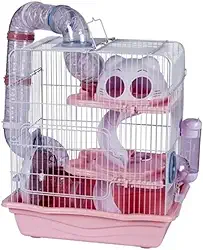 Gaiola para Hamster Labirinto Safari - Safari Grande Rosa