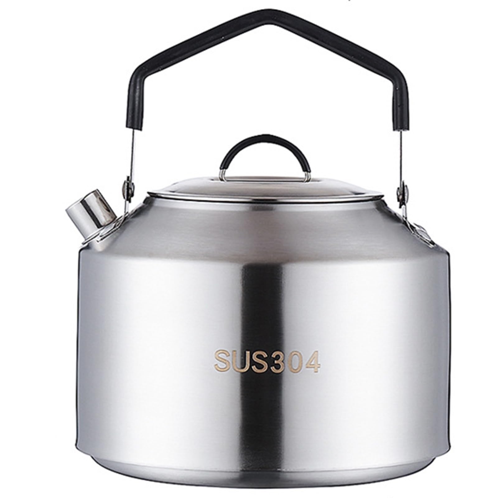 Ultralekki Czajnik Kampingowy z Stali 304 - Szybkie Nagrzewanie do Kawy i Herbaty, Dobra na Wspinanki i Piknik(1.5L)
