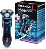 Remington Rotationsrasierer HyperFlex Aqua Pro XR1470, flexibler Schwingkopf, Turbo-Boost-Funktion, Nass- und Trockenanwendungen, schwarz/blau