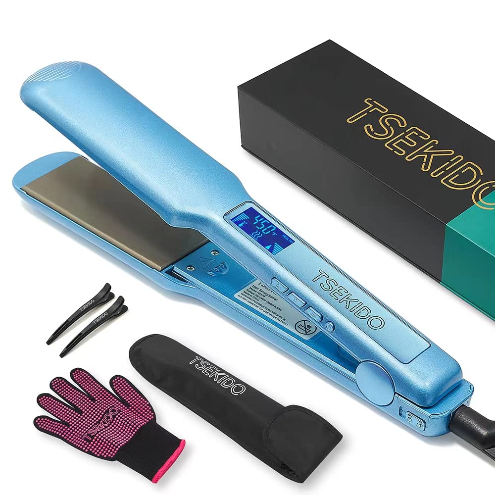 Amazon.com : TSEKIDO Hair Straightener and Curler 2 in 1