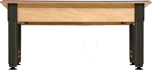 Miniatura 3 de Contender Time-2-Play - Mesa de madera contrachapada de abedul para niños, color rojo y azul, compatible con sala de juegos, aula, escritorio