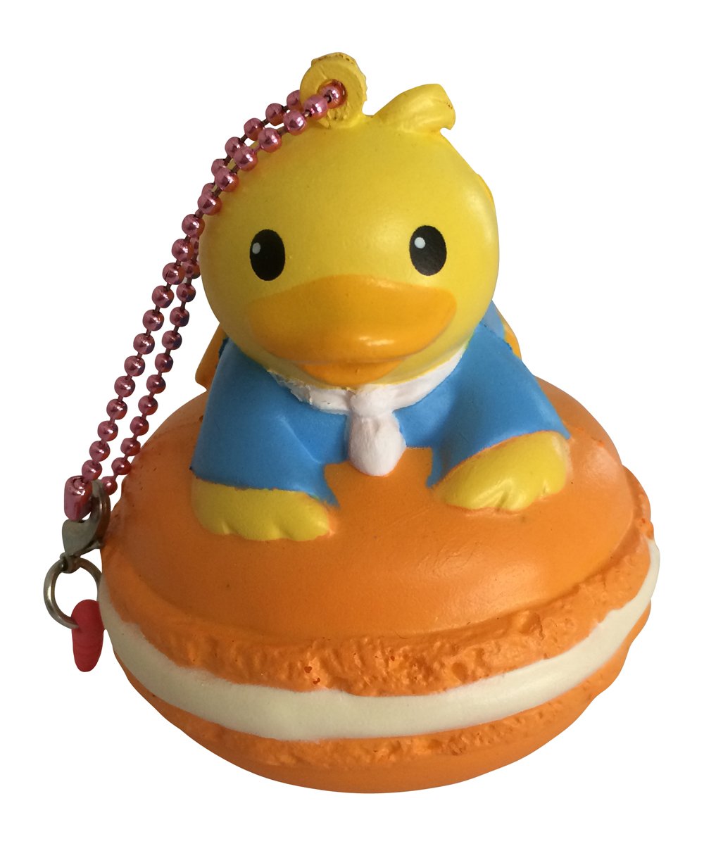 Squishy And Scented Le Duck Macaron From Creamiicandy Orange 