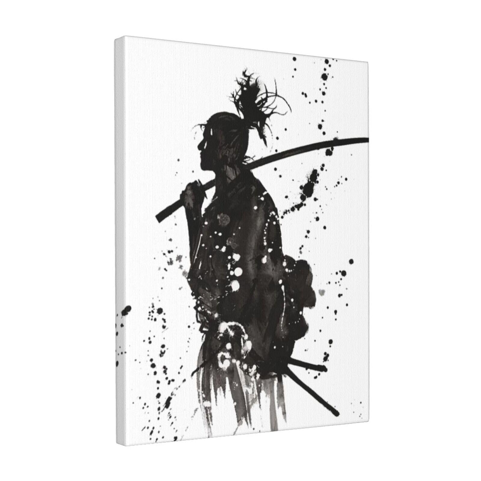 Amazon.co.jp: アートパネル 和風 最強 武士 超カッコいい 侍 剣道