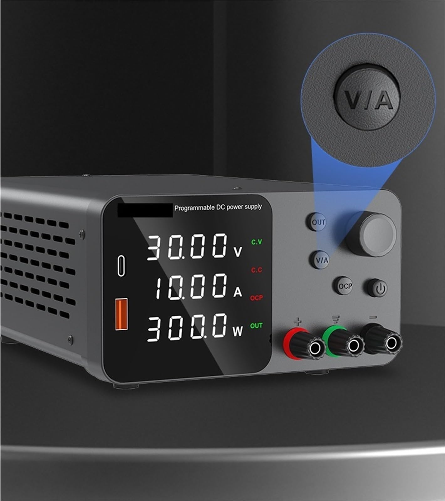 Alimentazione CC, Alimentatore regolato CC regolabile switching for la ricarica della batteria for riparazione dei telefoni cellulari(TPS1203)