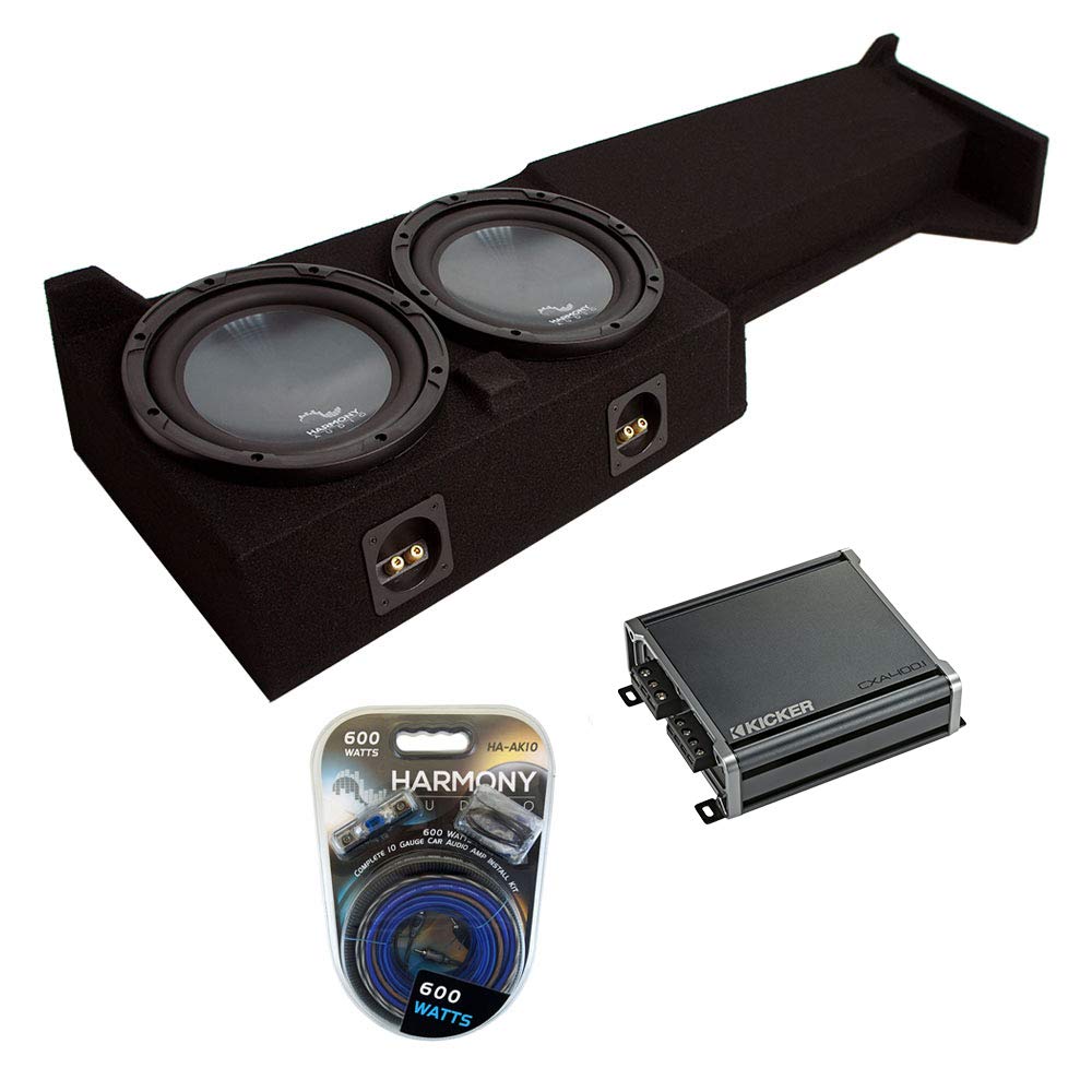 Harmony Audio R104 Compatible with Nissan Frontier Crew Cab Truck 2005-2015 Dual 10