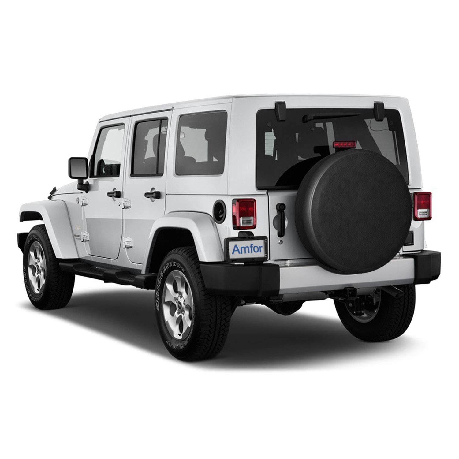 YBB Waterproof Reserveradabdeckung, staubdicht Radreifenabdeckung für Jeep, Anhänger, RV, SUV, LKW und mehr
