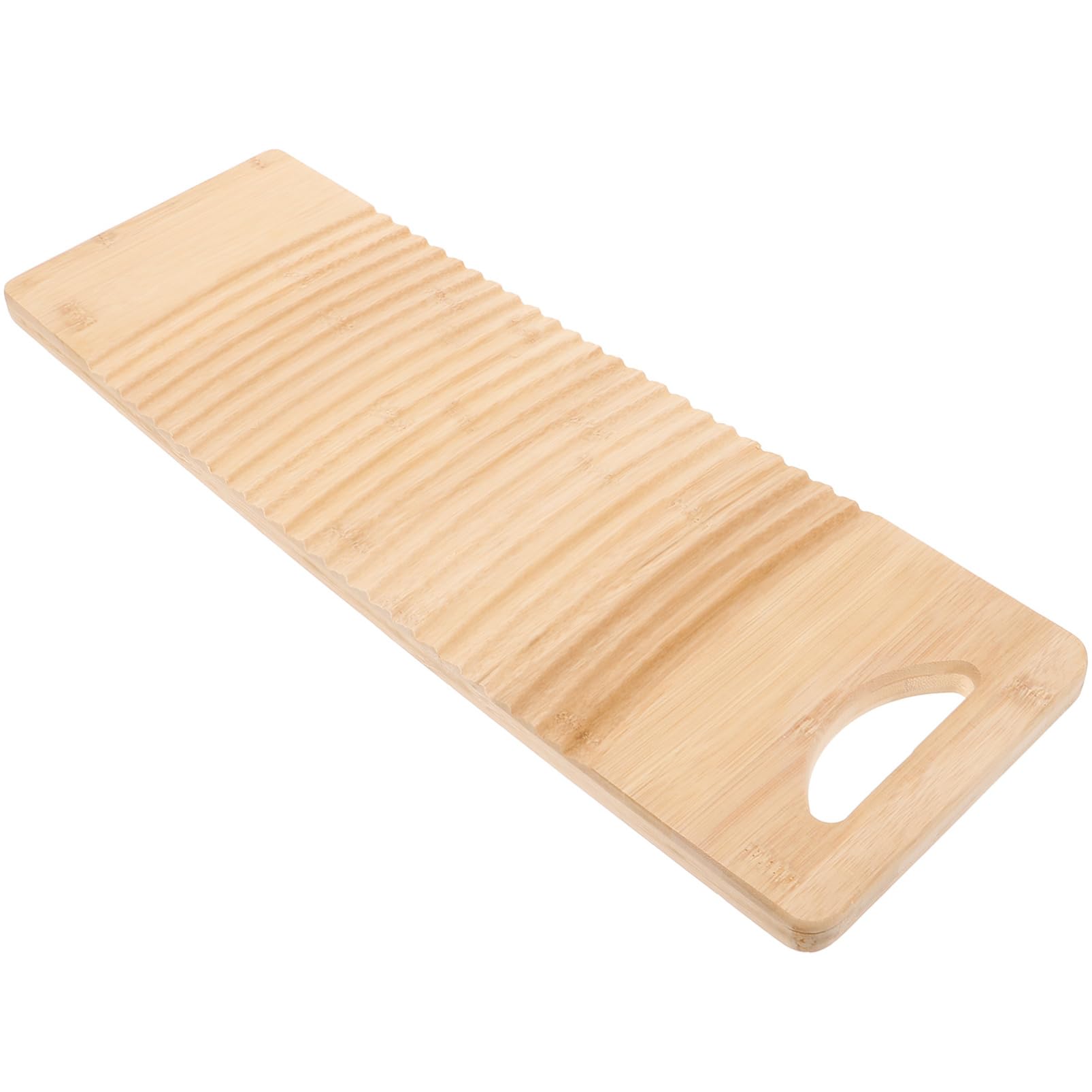 Beavorty Tabla de Lavar de Bambú Hogar Tabla para Lavar Ropa de Madera Resistente al Desgaste