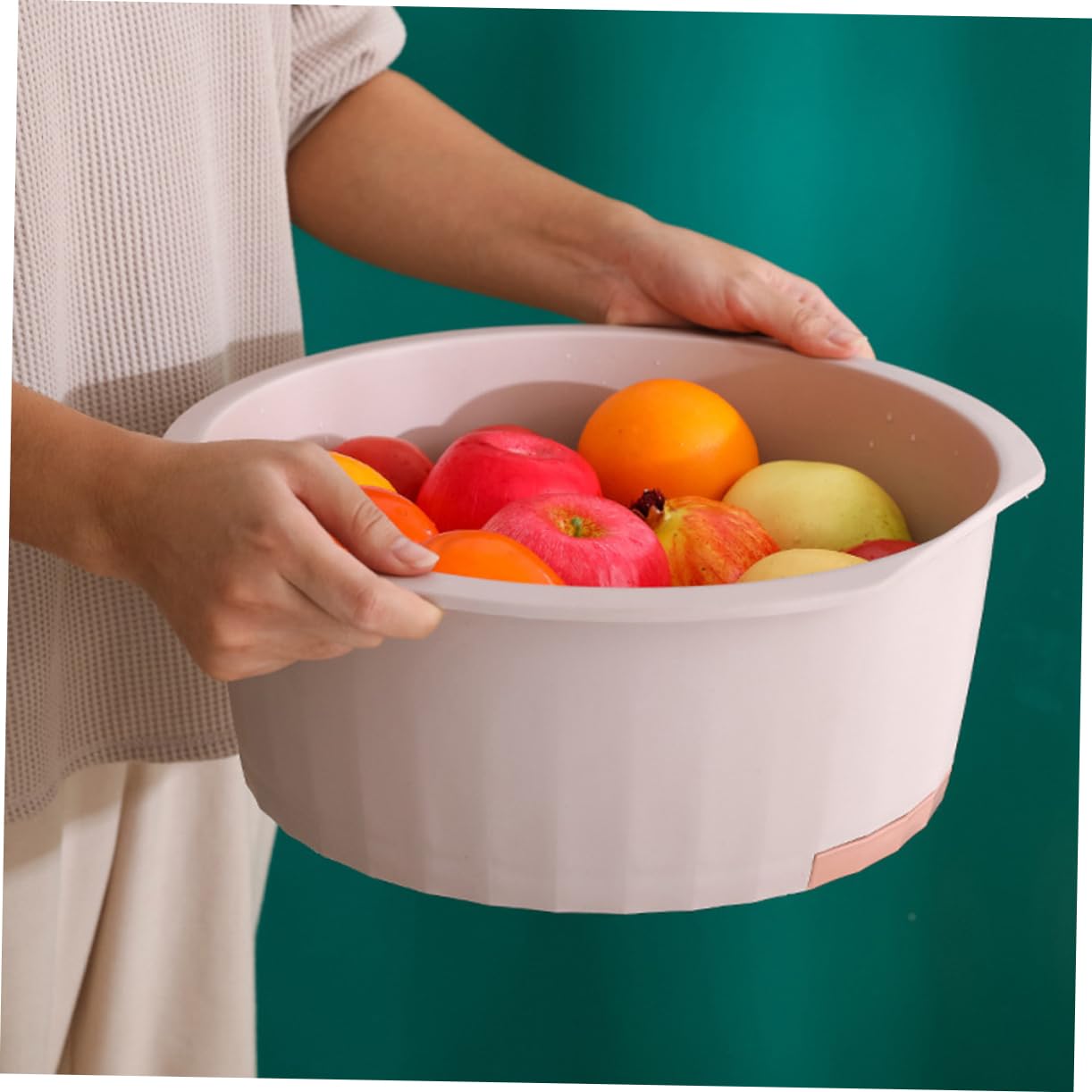 Bassine de Lavage en Pp Planche à Laver Rose Grand Format