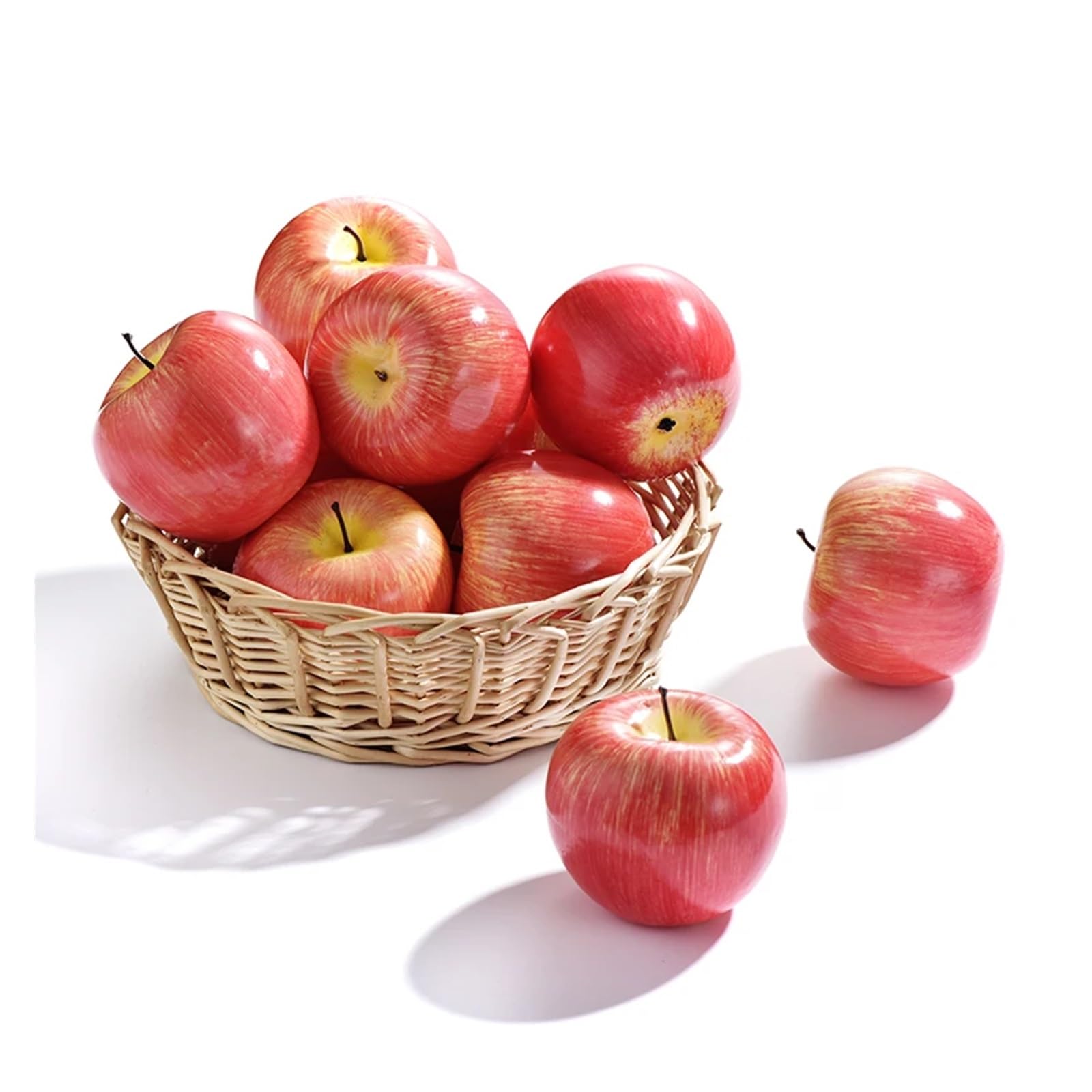 Simulazione di Frutta Decorativa, 1PC Artificiale Finta Schiuma Frutta E Verdura Verde for Decorazione di Nozze Scrapbooking Simulazione Finta Frutta(Red)