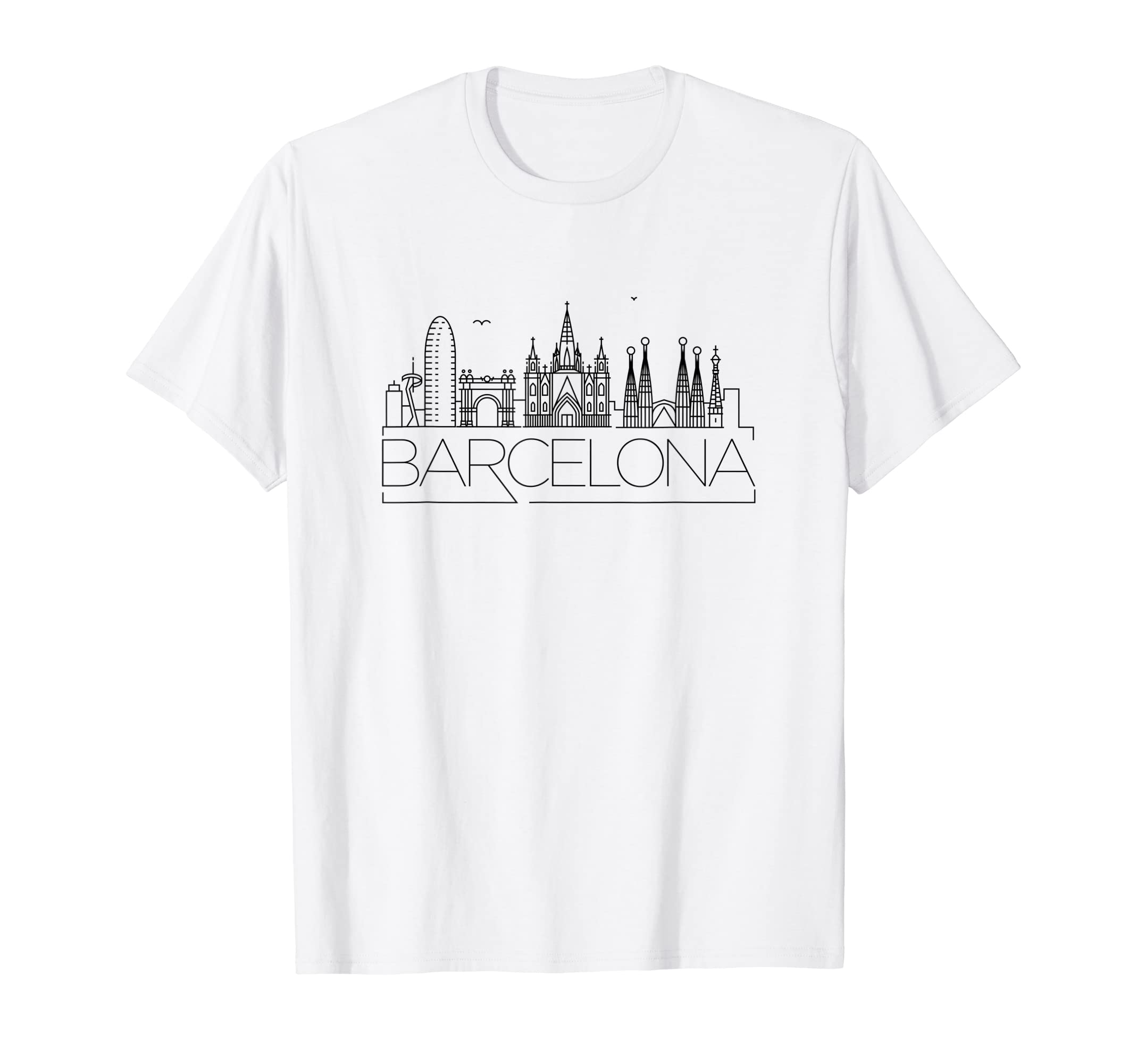 City Skylines TeesBarcelona Skyline T-Shirt