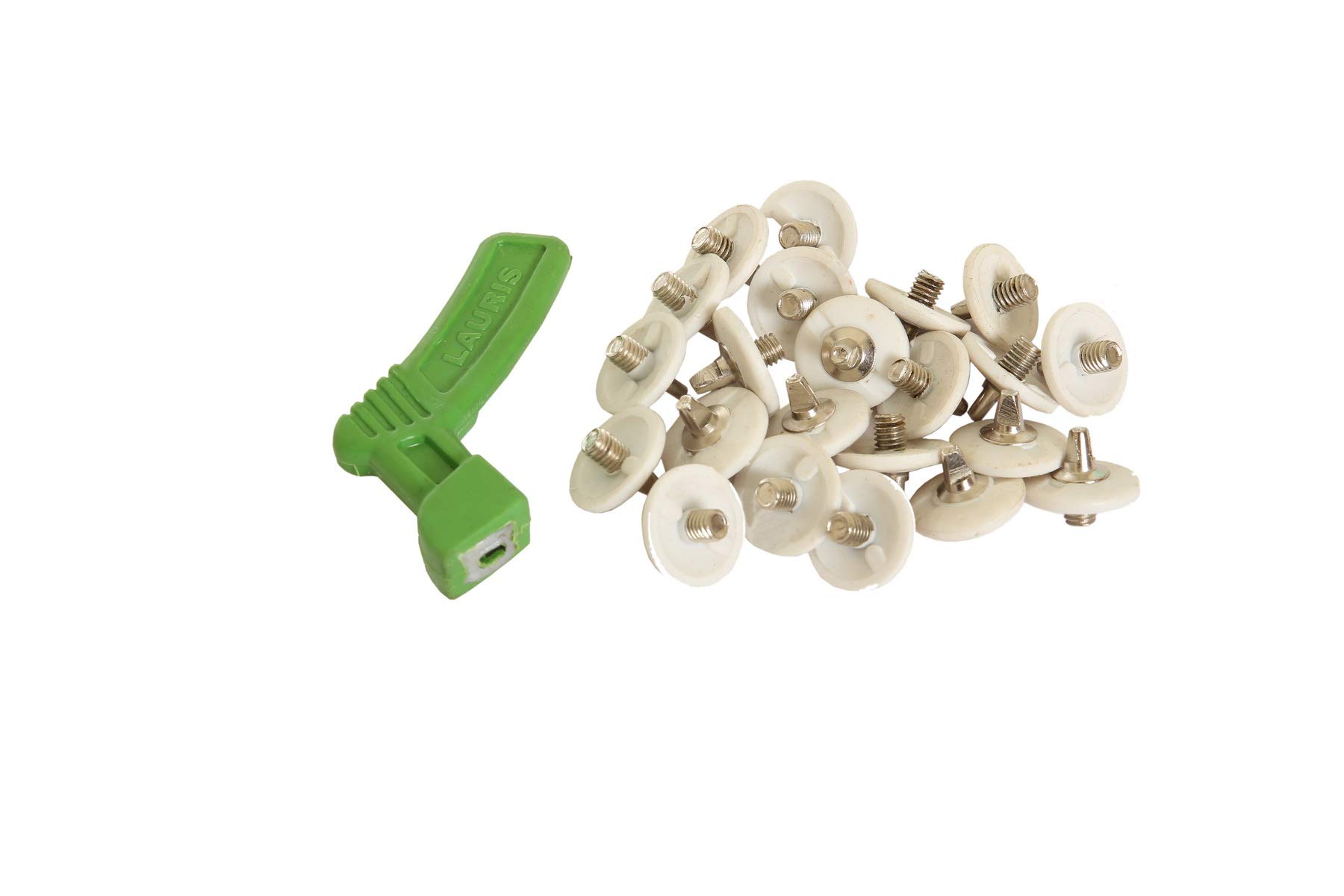 Buy LAURISSpikes for Cricket Shoes Replaceable Nails White Colour with