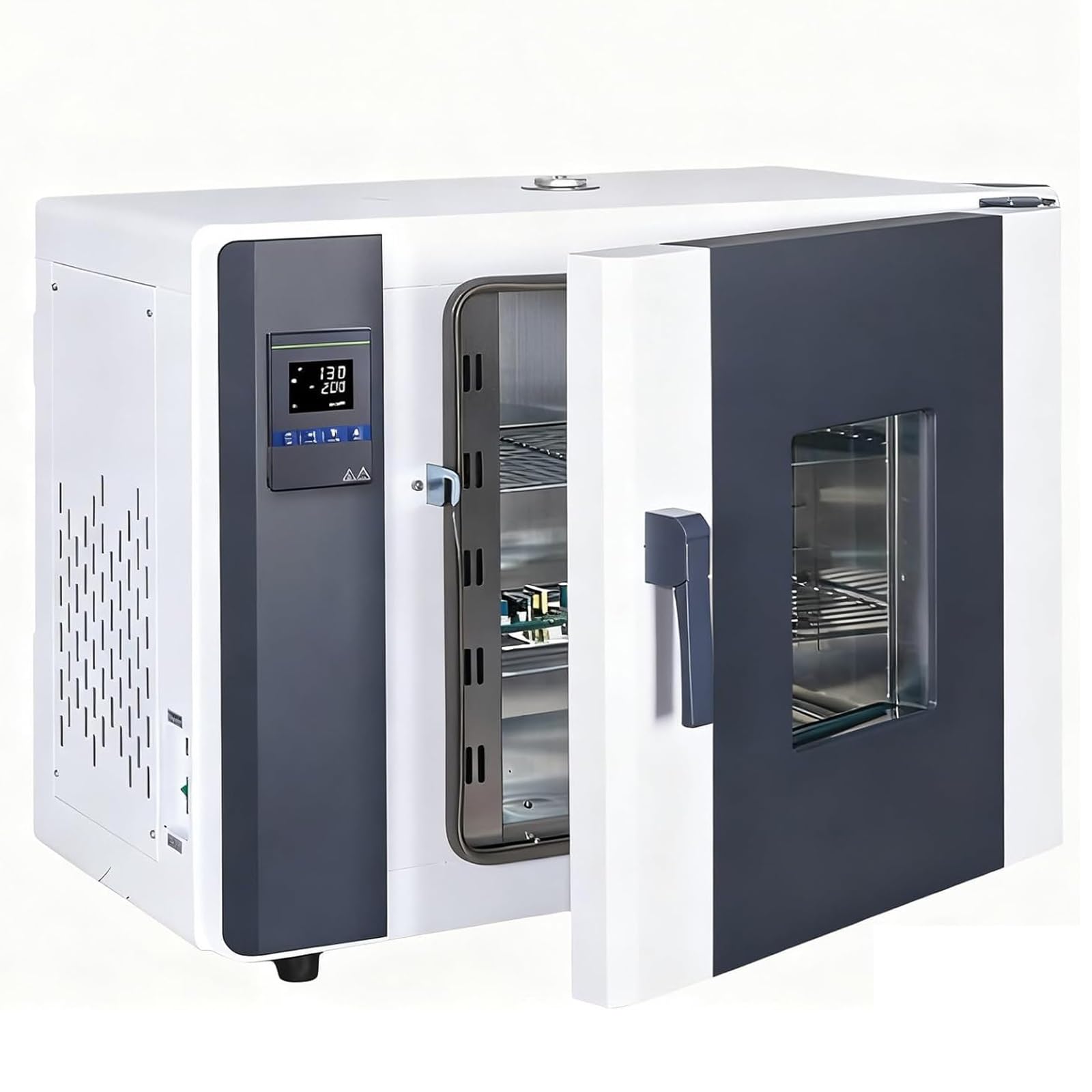 Piekarnik laboratoryjny 15,6 l, przemysłowy piec do suszenia strumieniowego o stałej temperaturze z wyświetlaczem LCD, RT+5~300℃, timer 9999 min, do pieczenia