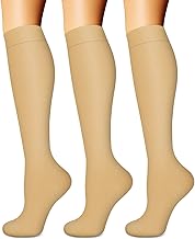 Copper Compression Socks Women & Men Circulation(6 pairs) - Best for Running, Nursing, Hiking, Recovery & Flight Socks