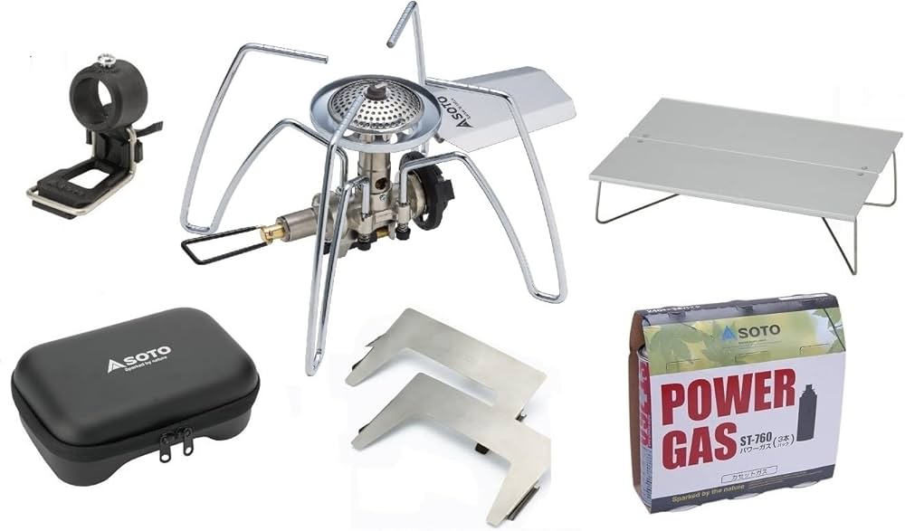 【5点セット】SOTO レギュレーターストーブ ST-310 Amazon | SOTO レギュレーターストーブST-310＋5点セット | ソト(SOTO