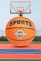 Bola de Basquete Oficial Nº7 Quadra e Rua com Textura Antiderrapante e Alta Aderência