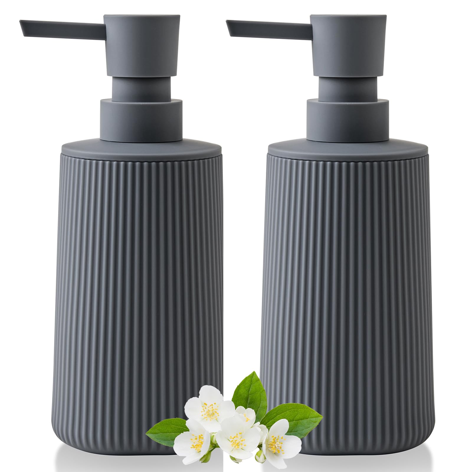 Hand Soap Dispenser Bathroom Grey Soap Dispenser Kitchen Sink 2 Pieces