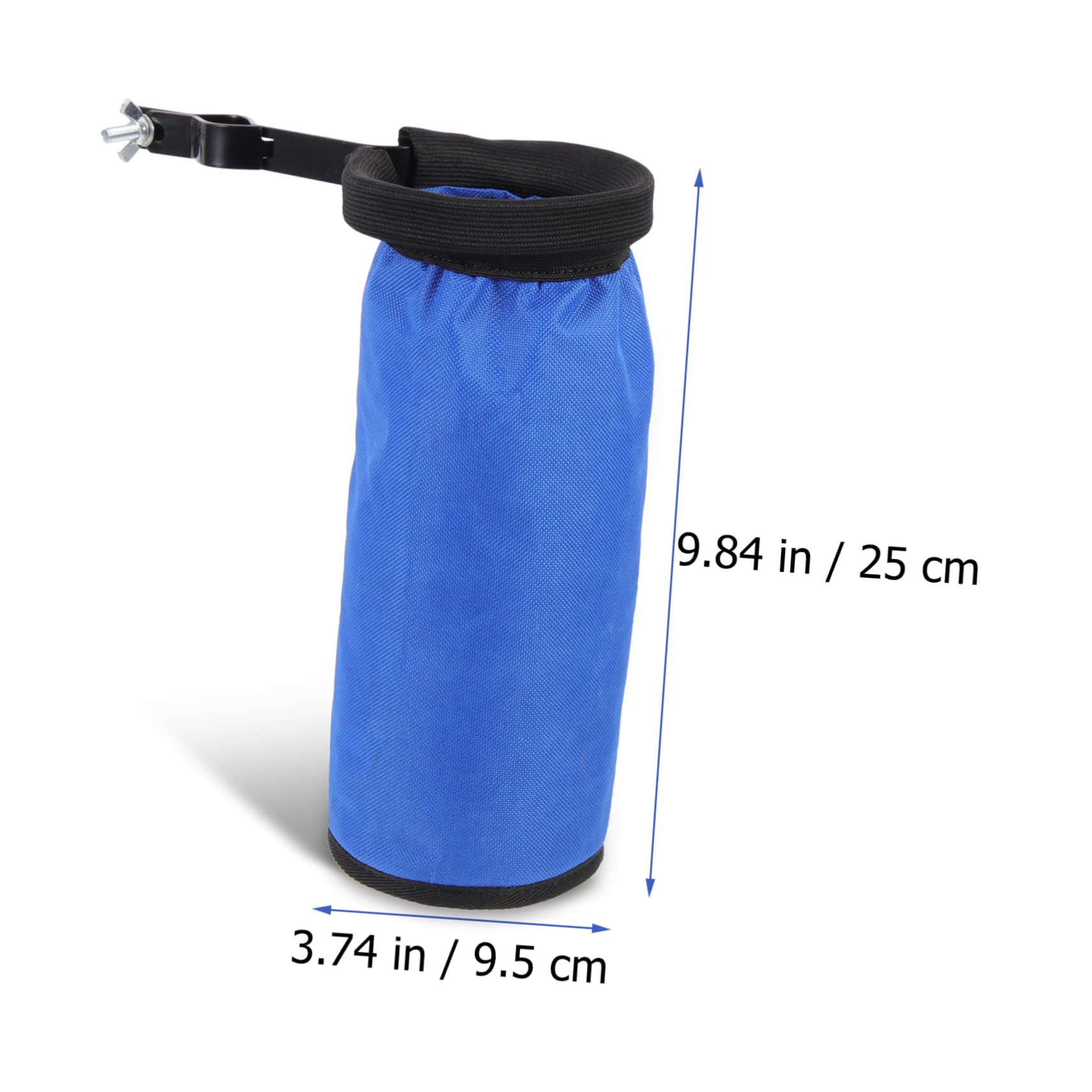 Toddmomy Drum Sticker Storage Pouch Large Capacity Drumstick Bag Mounting Clips for Drum Set