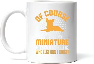 Miniature Schnauzer Gift For Dog Lovers Trust Your Best Friend 11oz 15oz White Coffee Mug