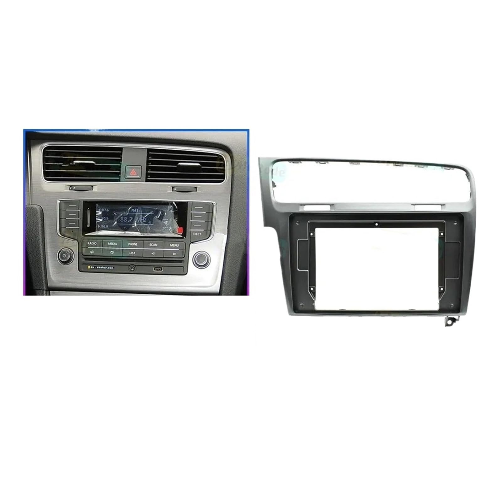 Auto Android Radio Stereo Player Rahmen Fascia Panel Power Kabelbaum Canbus Für Vw Für Golf 7 R VII MK7 2013-2020 Autoradio Blende Einbau Set