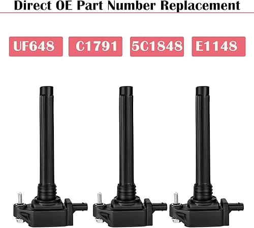 Miniatura 4 de Juego de 6 bobinas de encendido para Dodge Durango Charger Grand Caravan Chrysler Town Country 300 Jeep Grand Cherokee Wrangler Paquete de bobinas