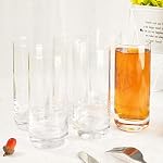 D.M DESIGN·MASTER [6 Pack,13.5 OZ] -Premium Highball Glasses, Heavy Base Tall Bar Glass, Drinking Glasses for Water, Juice, Beer, and Cocktail.