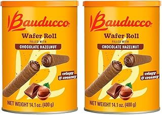 Bauducco Chocolate Hazelnut Wafer Rolls