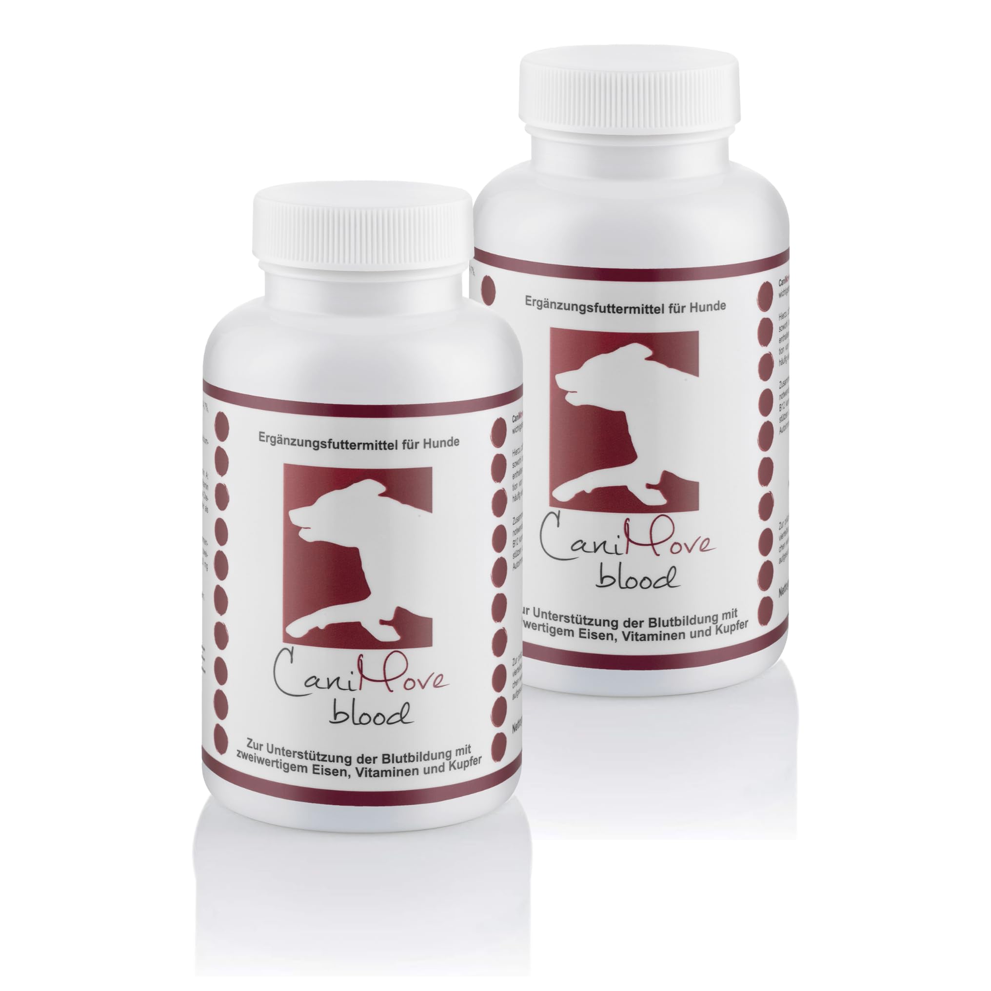 Doppelpack | Blood (2 x 100 Tabletten) - Zur Unterstützung der Blutbildung und Eisen-Versorgung von Hunden und Katzen | Mit Eisen, Kupfer, Vitamin A, Vitamin C, Folsäure, B12