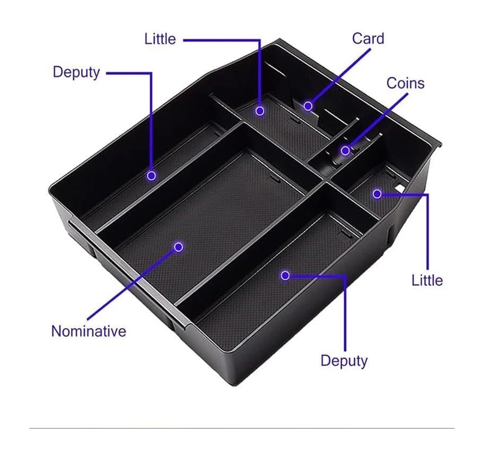 Glove Handschuhfach Für F&ord F150 2021-2023 Innenarmlehne Einsatz Tablett Münzaufbewahrungshalter Auto Mittelkonsole Organizer