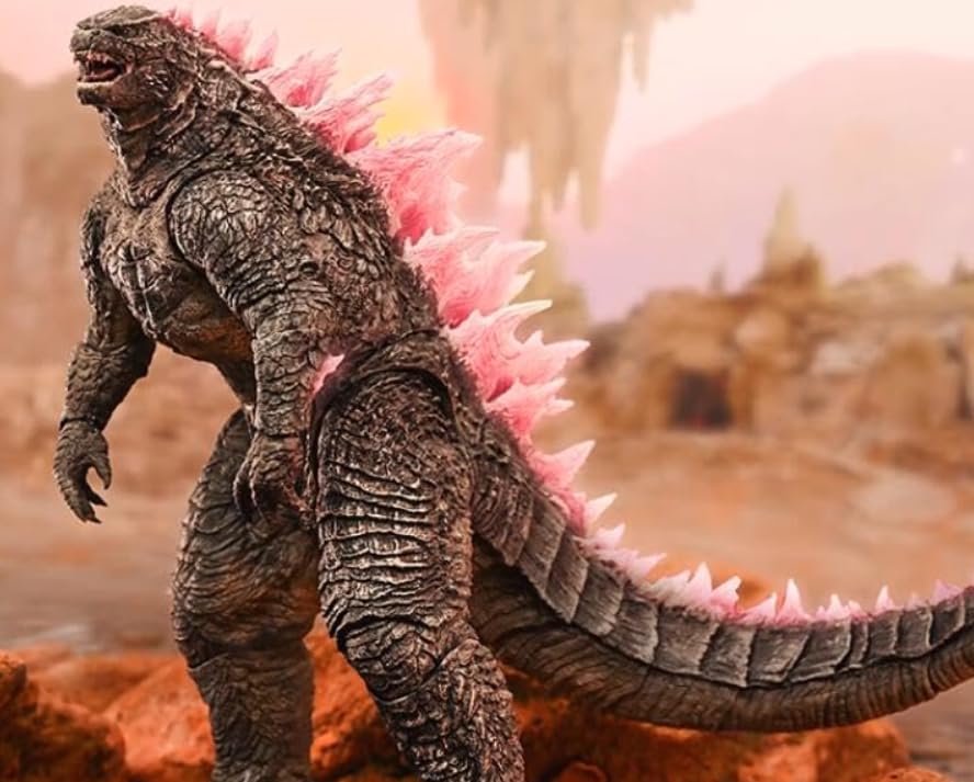 Amazon.co.jp: HIYA TOYS ゴジラ Evolved VER ピンク 新たなる帝国