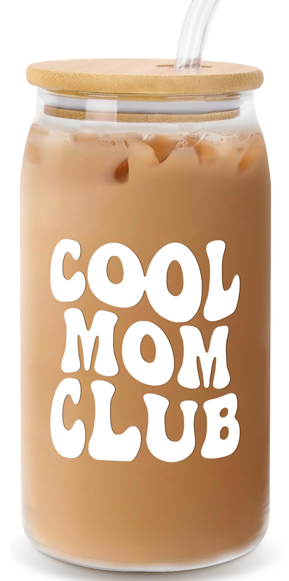 Mothers Day Gifts for Mom from Daughter Son, Funny Gifts Ideas for Women Mama Stepmom Mother In Law, Personalized Anniversary Birthday Mothers Day Presents for Wife from Husband - Can Glass 16OZ