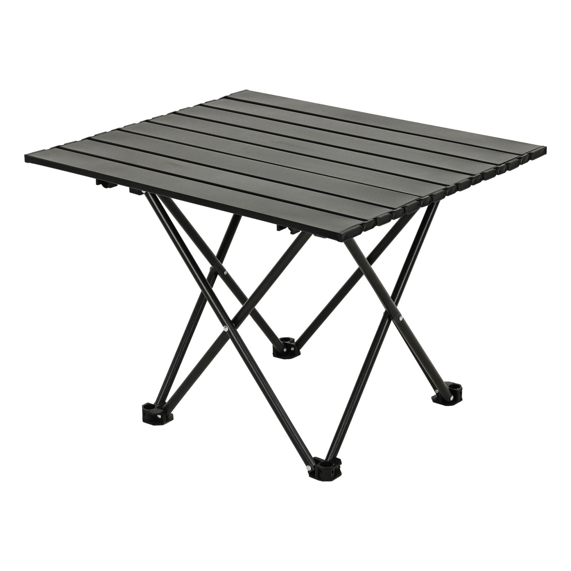Table pliante Well Home petite table basse métal noir jardin