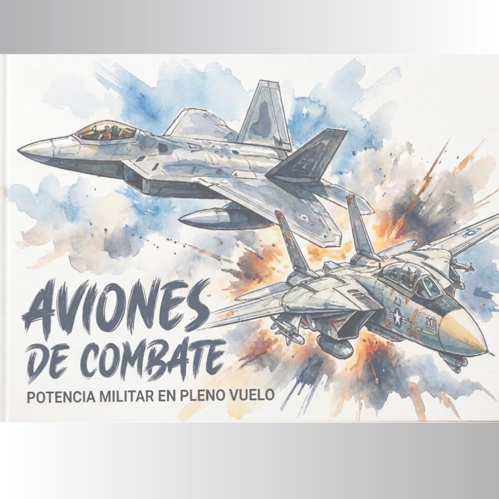Aviones de combate: Colorea, disfruta de la potencia de vuelo militar