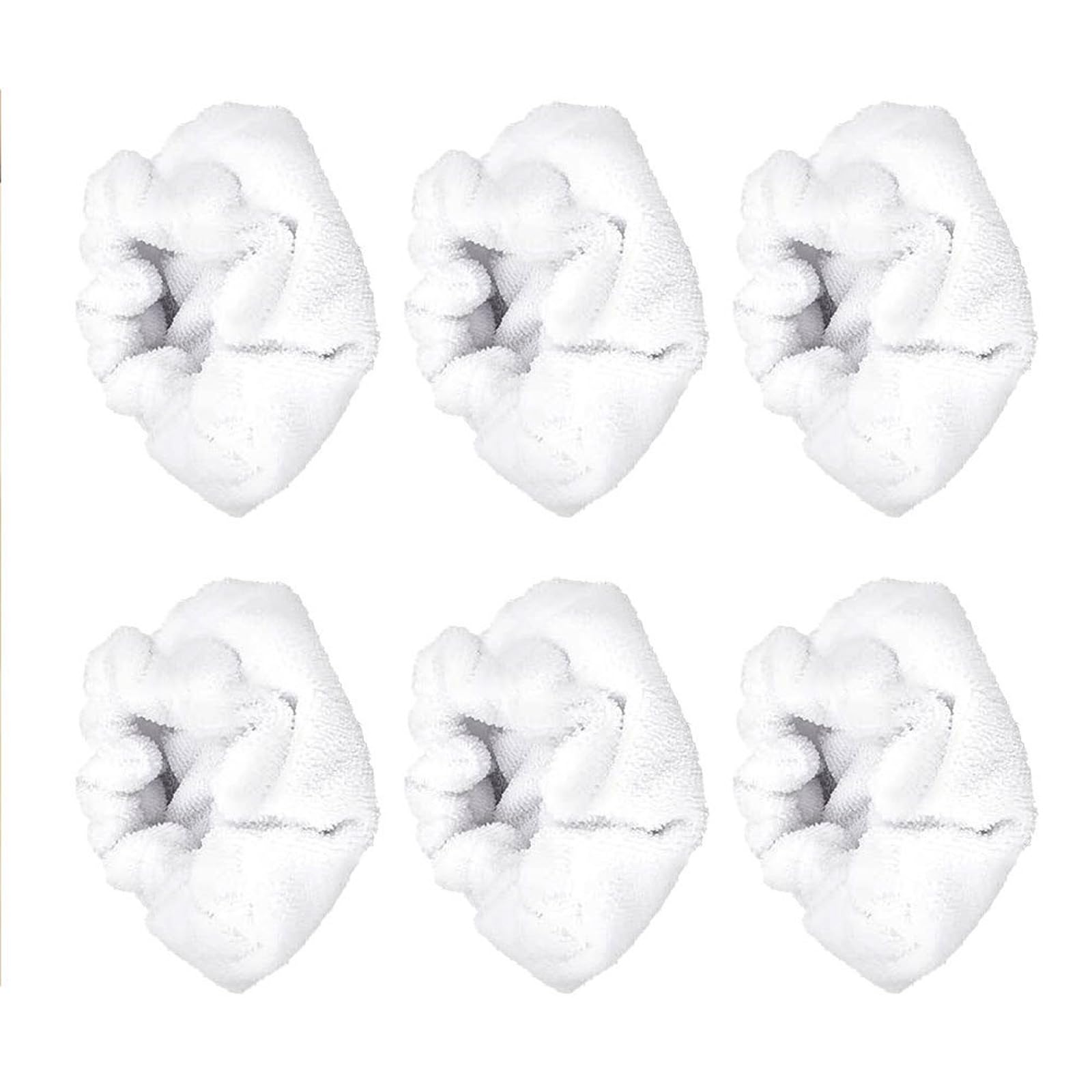 NEWFT Of 6 Steams Cleaner Accessories Microfiber Cloths for High Temperature Handheld Triangular Cleaners Pad Steams Cleaner Cloths