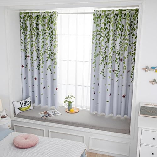 Miniatura 6 de WPKIRA - Cortina blackout con diseño de ondas a rayas con ojales para ventana y puerta, cortinas térmicas para puertas, 1 panel