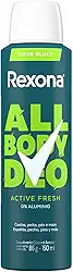 Rexona All Body, Desodorante Corporal Aerossol, Para o Corpo Todo, Active 150ml