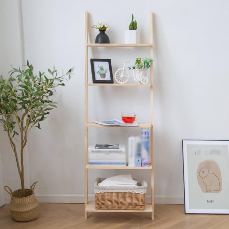 飾り台　支柱 Amazon｜[GZGZ] 木製はしご フラワースタンド ガーデニング