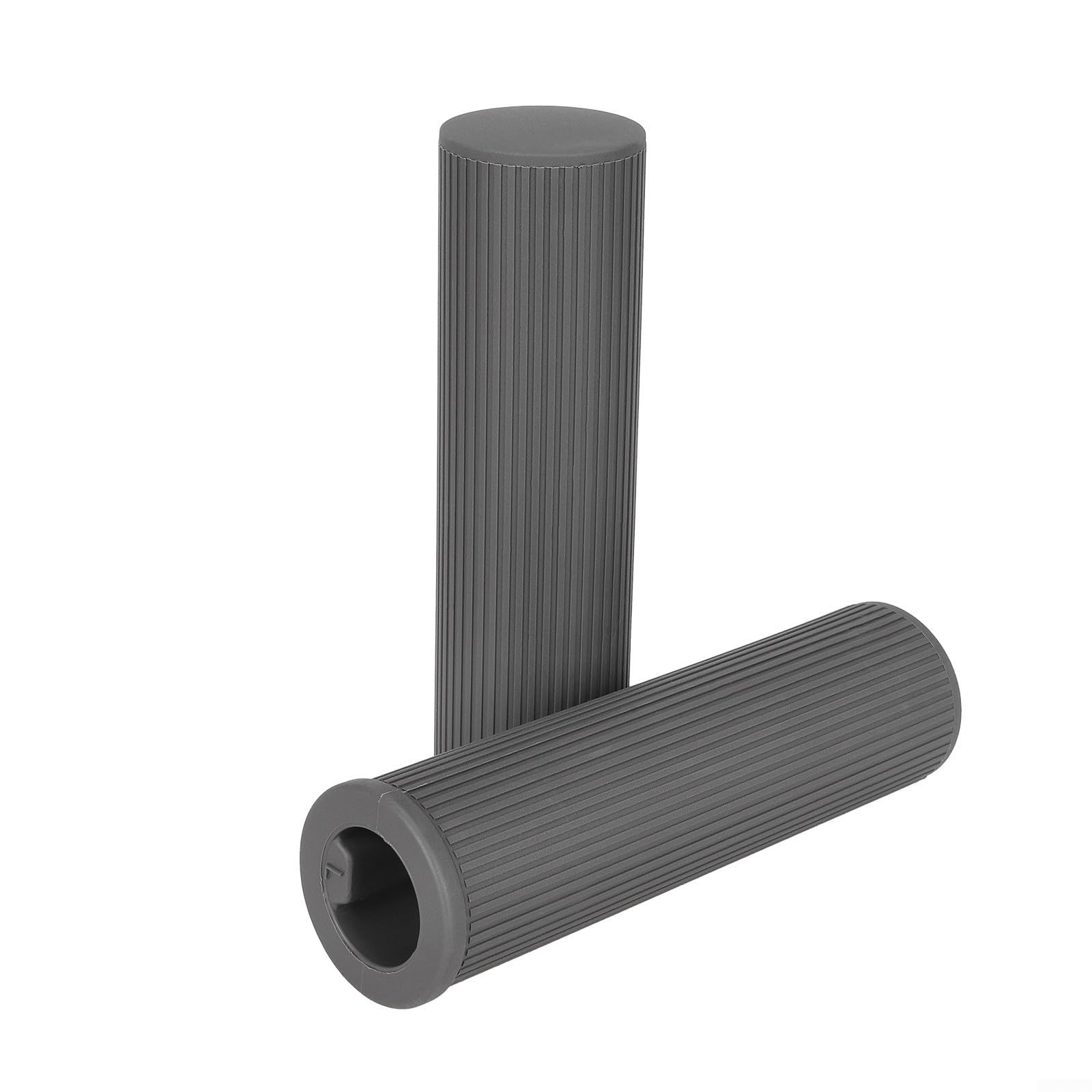 Puños de goma antideslizantes para Xiaomi Electric Scooter 4 Lite, piezas de repuesto impermeables a prueba de golpes para una fácil instalación, accesorio de manga antideslizante, color gris