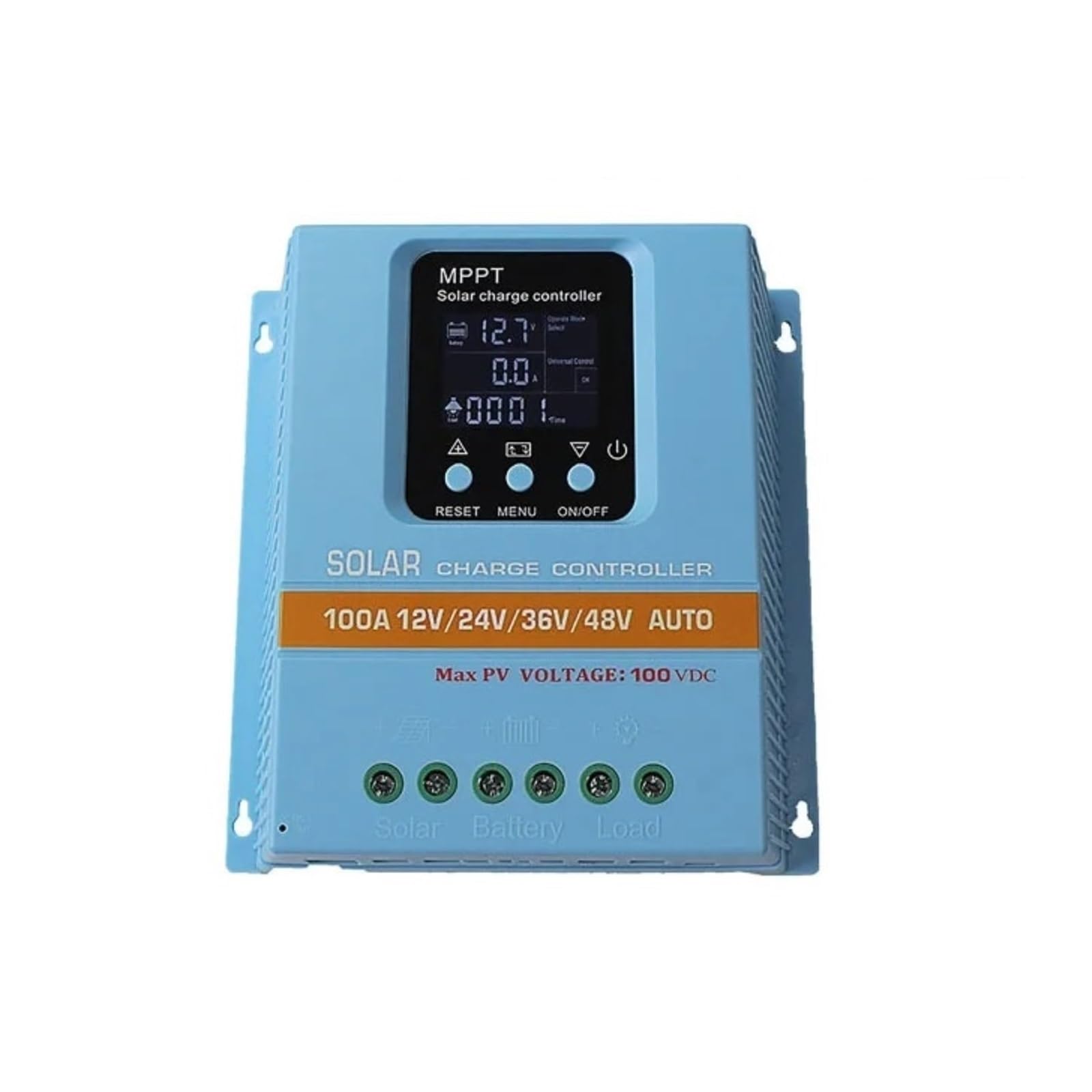Solar Charge Controller, MPPT 60A 80A 100A Solar Charge Controller Auto 12V 24V 36V 48V LCD Panel Battery Intelligent Regulator(60A)